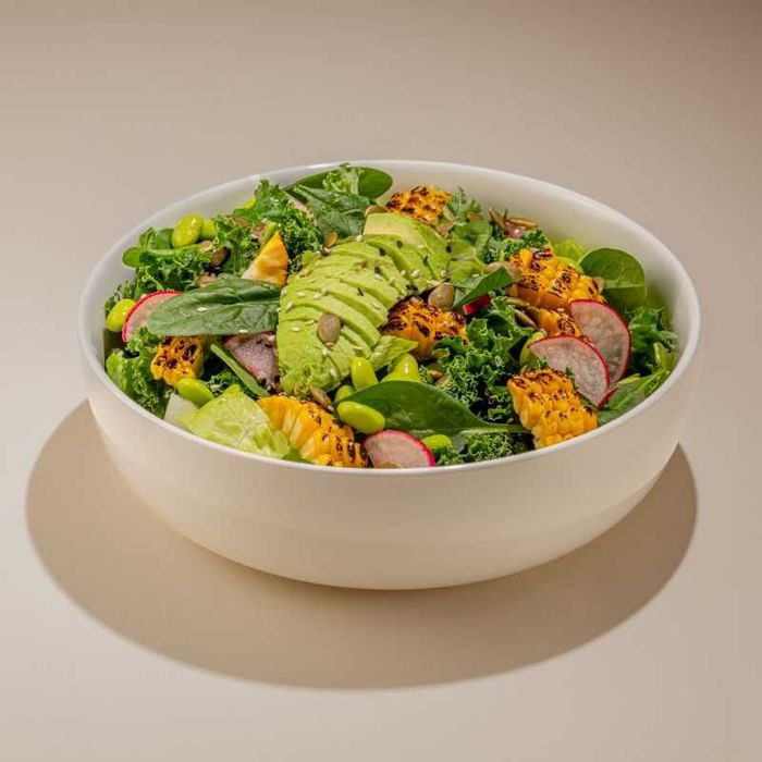 Corn Kale Avocado Salad