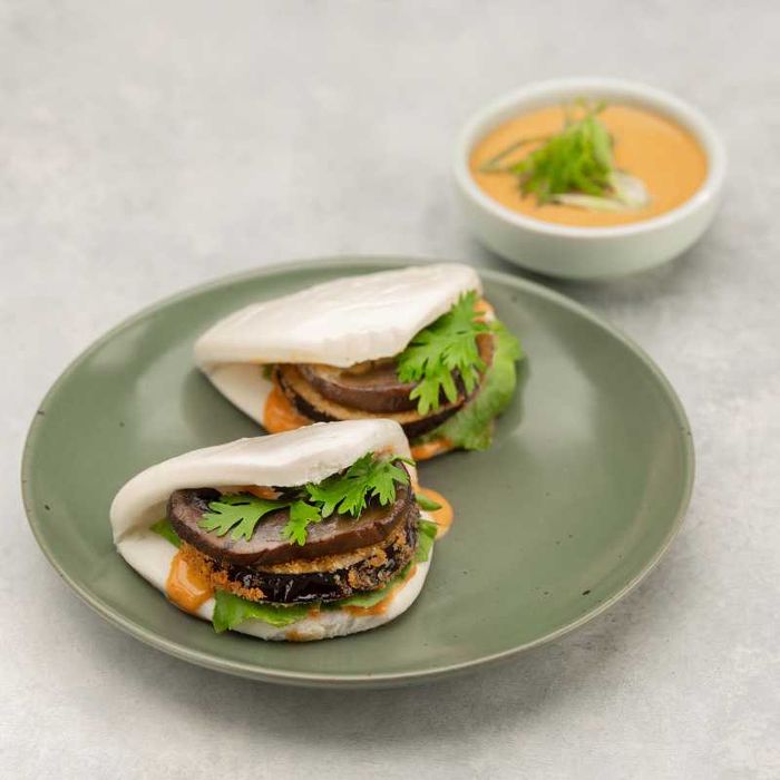 Portobello & Eggplant Vegetarian Bao