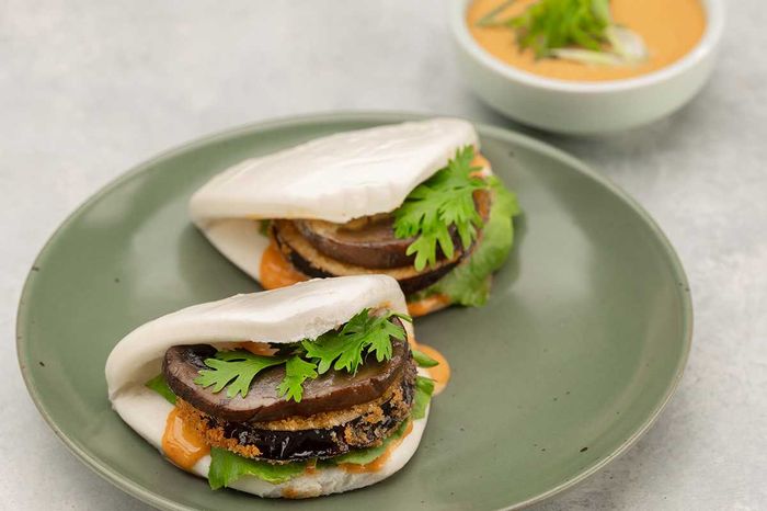 Eggplant & Portobello Bao 1pc