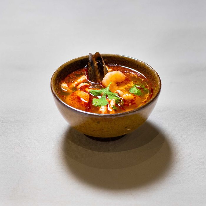 Tom Yum Seafood Soup Cup