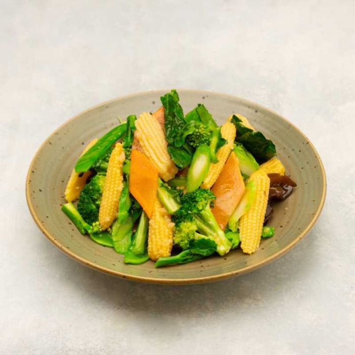 Seasonal Greens, Oyster Sauce